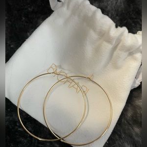 BYCHARI / Madewell gold filled hoop NWT